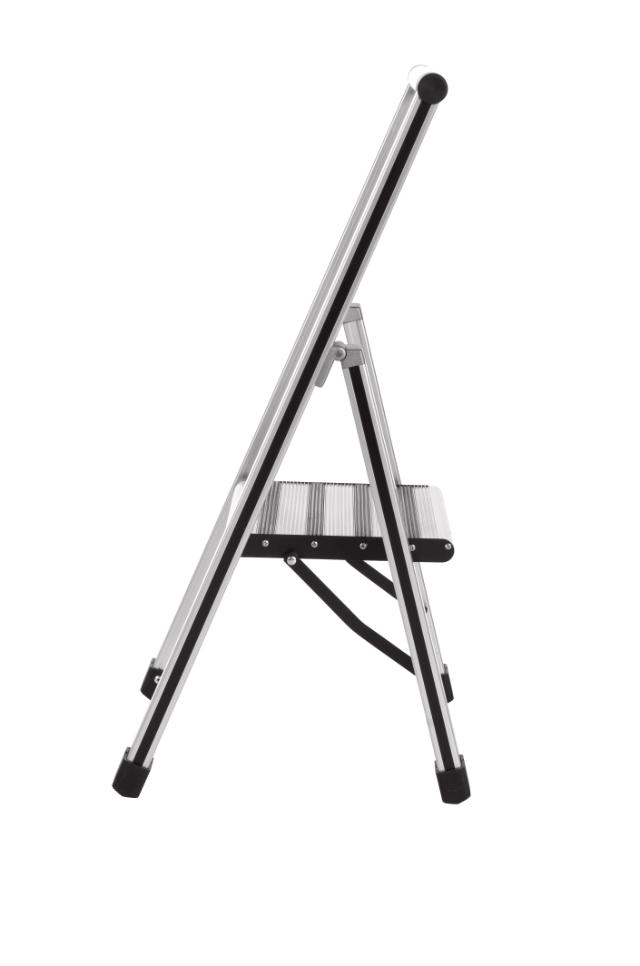 WENKO ALU-DESIGN STIGE MED 1 TRIN - SATIN