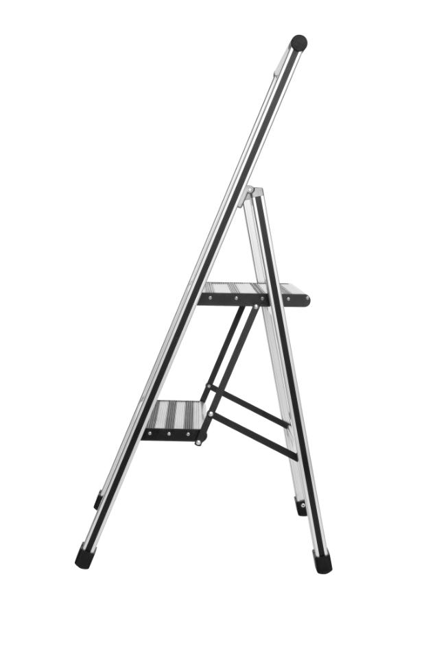 WENKO ALU-DESIGN STIGE MED 2 TRIN - SATIN