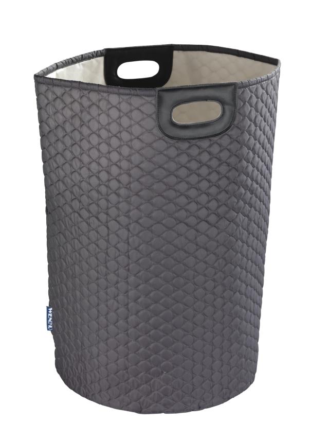 WENKO WABO VASKETØJSKURV 75 LTR. - GRÅ/SORT
