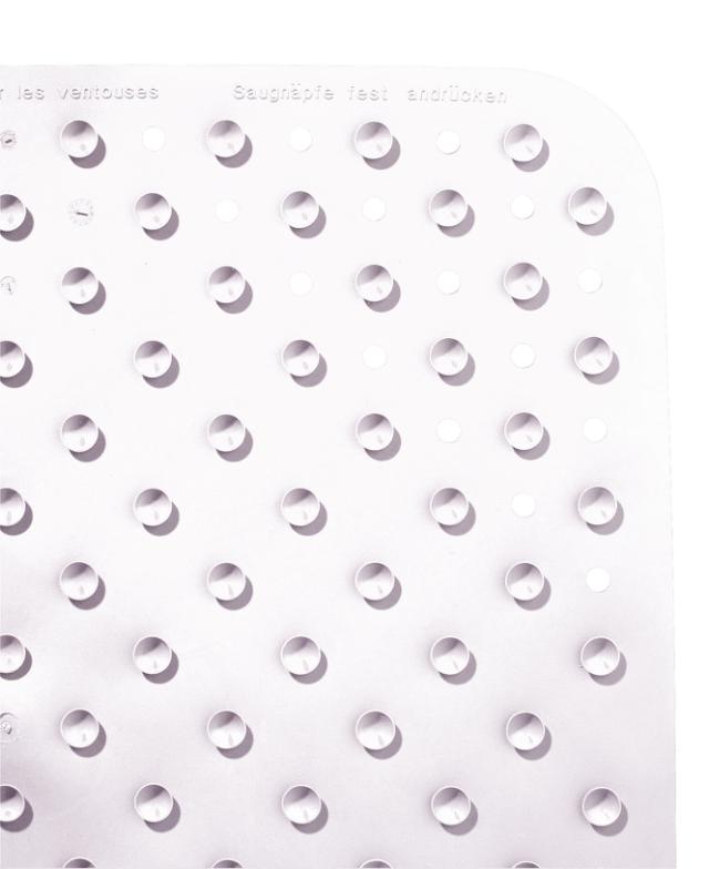 RIDDER PLATTFUS SKRIDMÅTTE - 54 X 54 CM - HVID