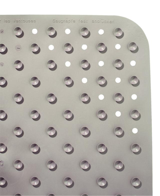 RIDDER PLATTFUS SKRIDMÅTTE - 54 X 54 CM - GRÅ