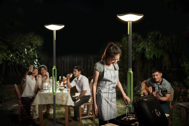 *LUTEC POPPY SOLAR LAMPE