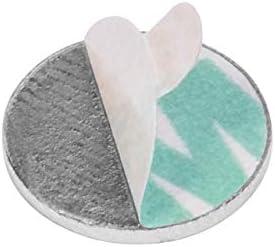 CONNEX NEODYMIUM SELVKLÆBENDE RUND SKIVEMAGNET 5 STK - KROM