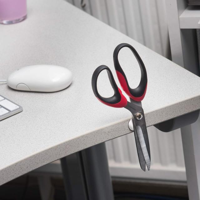 CONNEX NEODYMIUM SELVKLÆBENDE RUND SKIVEMAGNET 5 STK - KROM