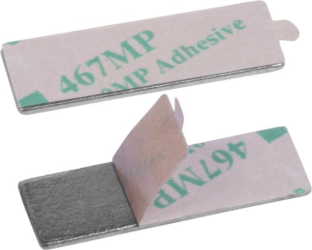 CONNEX NEODYMIUM SELVKLÆBENDE FIRKANTET SKIVEMAGNET 5 STK - KROM