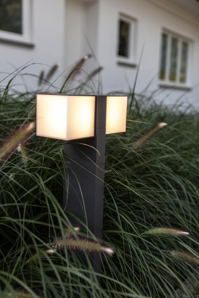 LUTEC ARCHITECTURAL CUBA 2 BEVÆGELIGE HOVEDER LAMPE