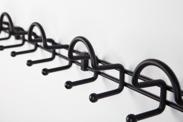 MILLEX DECO KNAGERÆKKE M/ 6 KROGE - SORT