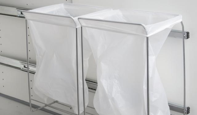 MILLEX DECO AFFALDSSTATIV M/ UDTRÆK - KROM