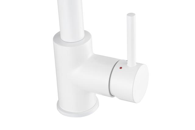 BLUERAIN WHITE KØKKENARMATUR M/UDTRÆK - MAT HVID