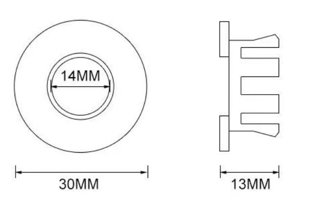NORTIQ RING T/ OVERLØB - MAT SORT