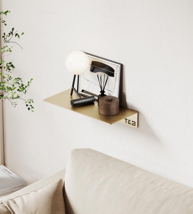 TB HYLDE - MEDIUM T1 - BØRSTET GULD