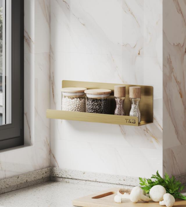 TB HYLDE - T4 - BØRSTET GULD