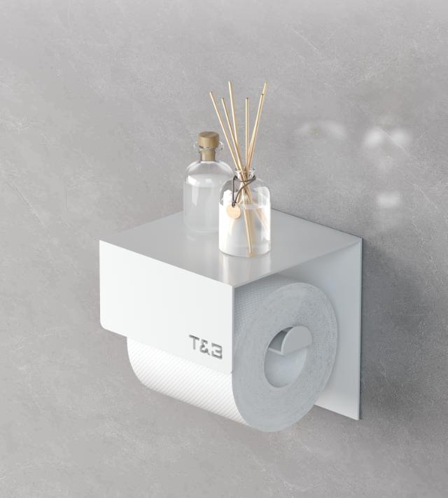 TB TOILETRULLEHOLDER - 1 - MAT HVID