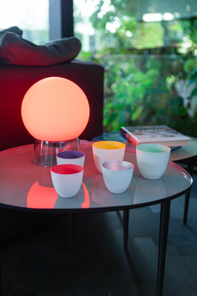 *LUTEC SOLAR GLOBE LAMPE GLAS