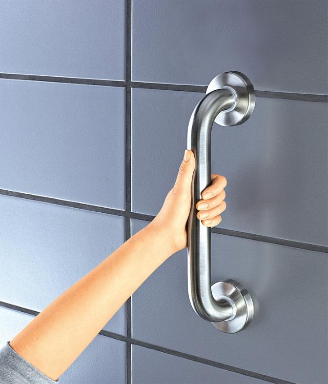 RIDDER ASSISTENT BADEKARSGREB - 30 CM - BØRSTET KROM