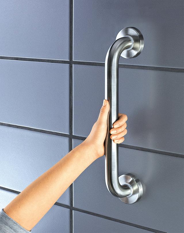 RIDDER ASSISTENT BADEKARSGREB - 45 CM - BØRSTET KROM