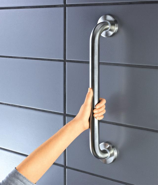 RIDDER ASSISTENT BADEKARSGREB - 60 CM - BØRSTET KROM