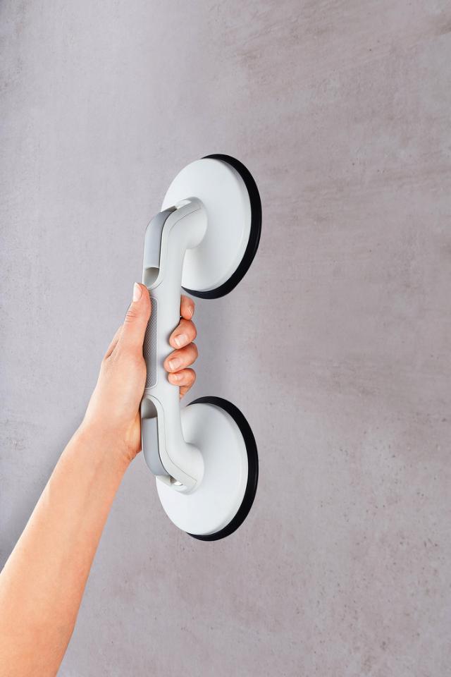 RIDDER ASSISTENT BADEKARSGREB M/ SUGEKOP - HVID