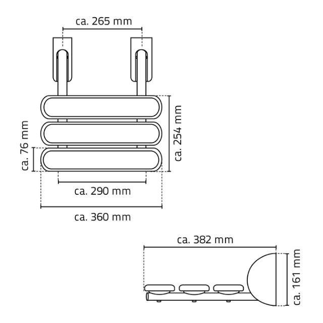 RIDDER ASSISTENT VÆGSÆDE - HVID