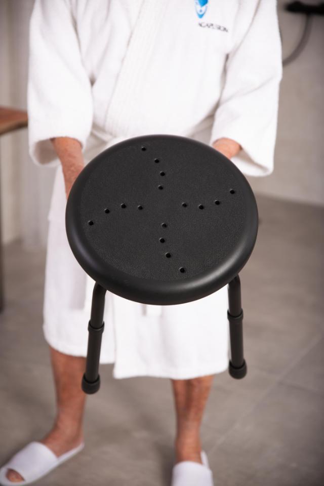 RIDDER ASSISTENT BADTABURET - SORT