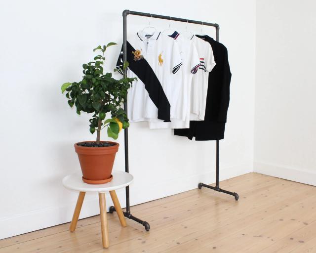 SIMPLE RACKS NEWARK TØJSTATIV - H:160 X B: 108 X D:50 CM