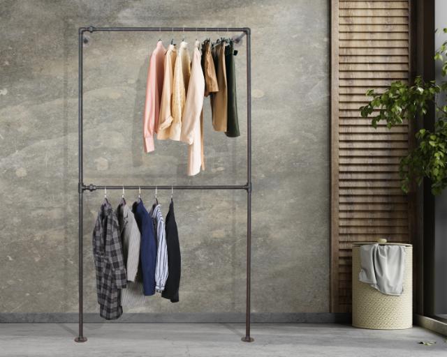 SIMPLE RACKS HARLEM TØJSYSTEM - H:210 X B:70 X D:35 CM
